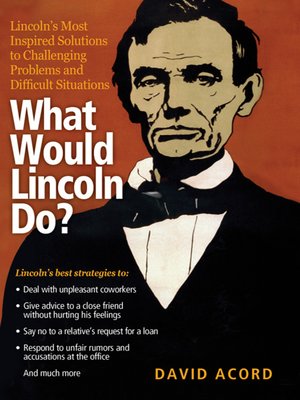 cover image of What Would Lincoln Do?